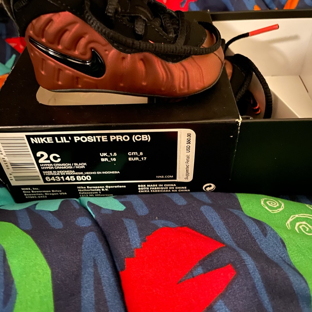 Baby Nike Foamposites. Like new